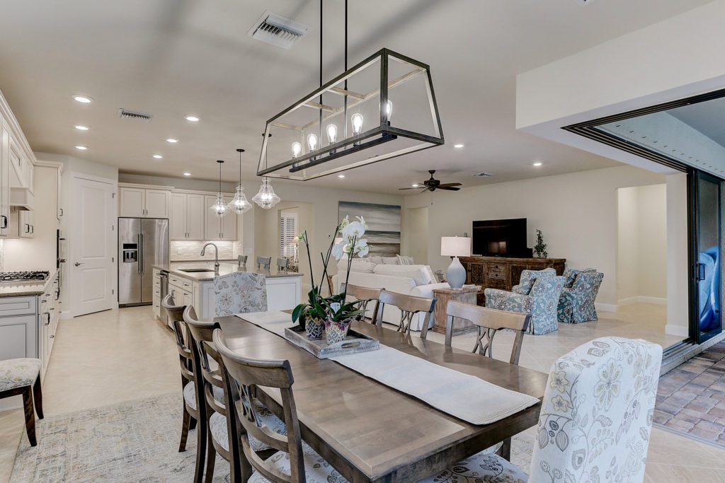 inside a resale home at del webb lakewood ranch