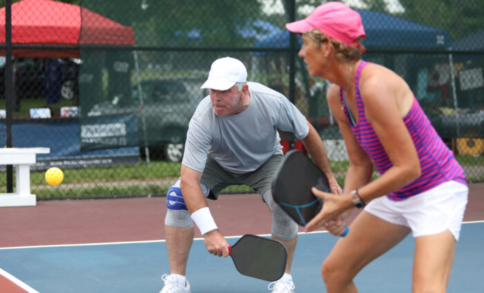 Pickleball in 55+ community Florida